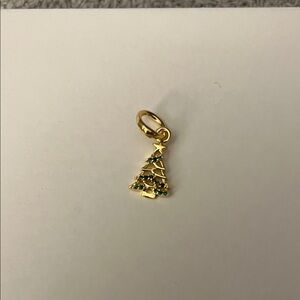 Gold Christmas Tree Pendant/Charm